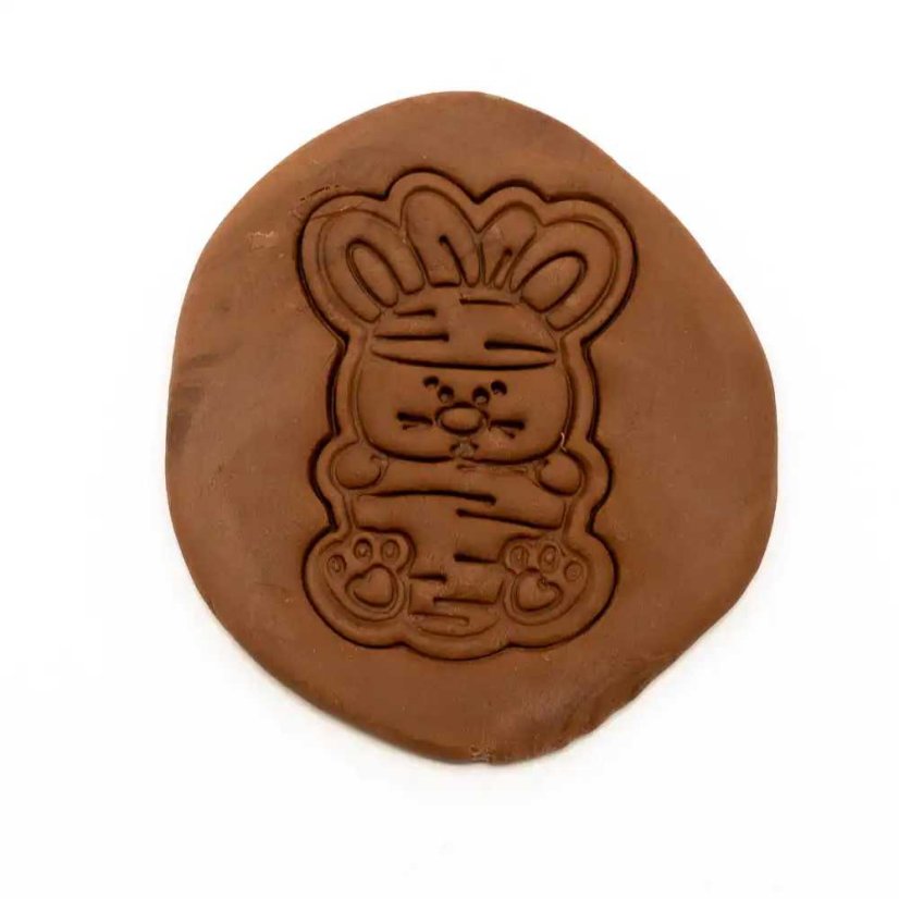 Zajíček v mrkvi | dvoudílné vykrajovátko