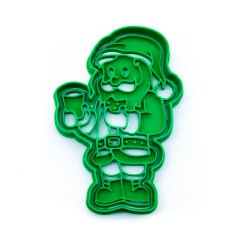 Santa se sušenkou | dvoudílné vykrajovátko
