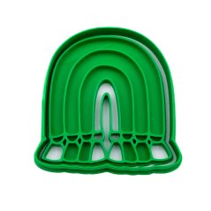 Duha - třásně | dvoudílné vykrajovátko