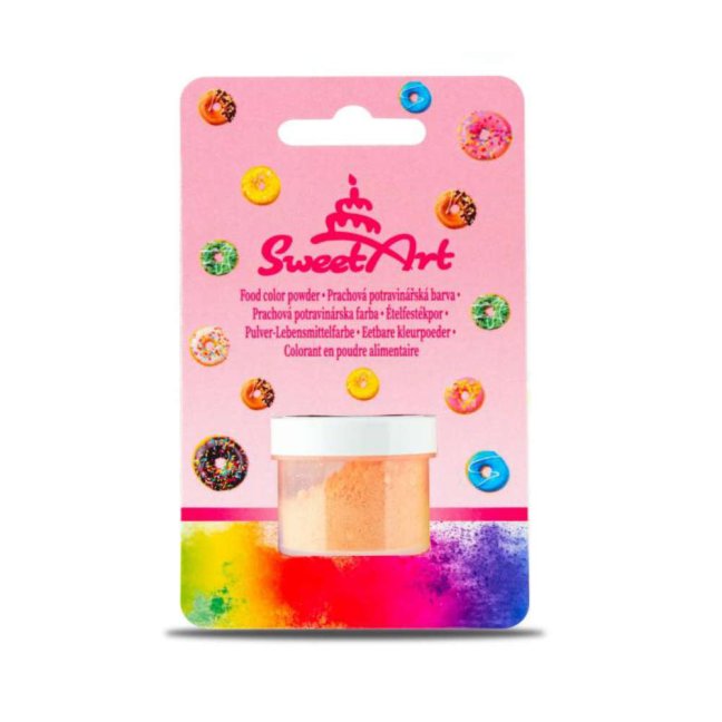 Jedlá prachová barva - Broskvová - SweetArt (2 g)