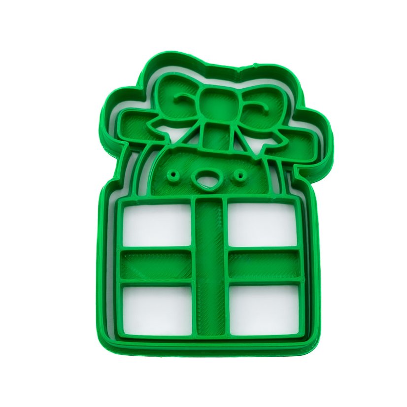 Tučňák v dárku | dvoudílné vykrajovátko