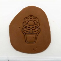 Kwiat w doniczce 3 | foremka / wykrawacz do ciastek