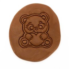 Medvídek se srdíčkem | dvoudílné vykrajovátko