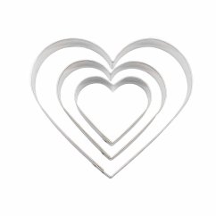 Srdce velká | sada vykrajovátek