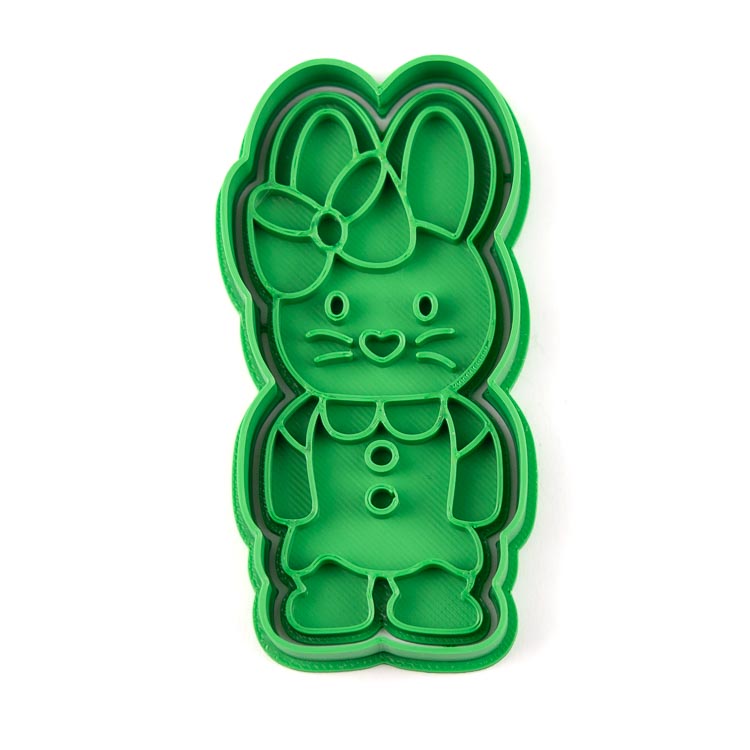 Zaječí holčička postava | dvoudílné vykrajovátko