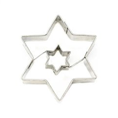 Hvězda + hvězda | vykrajovátko se středem