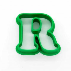 Litera R - podstawowa | foremka / wykrawacz do ciastek
