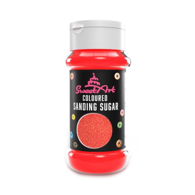 Dekorační cukr - Červený - SweetArt (100g)