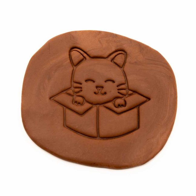 Kočka v krabici | dvoudílné vykrajovátko