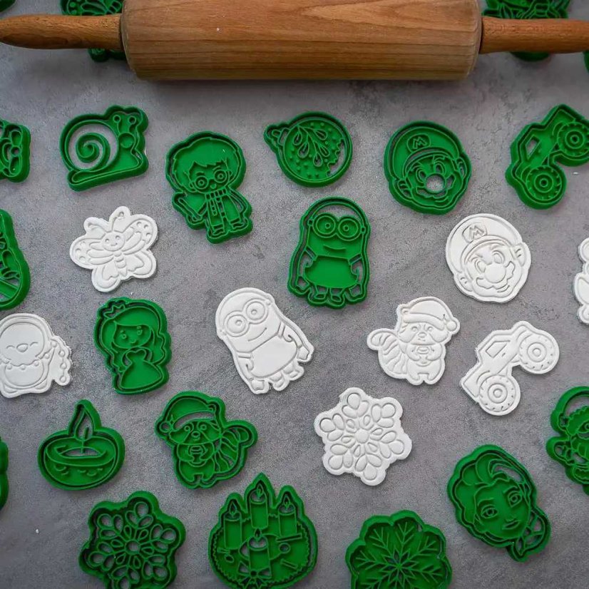 Zajíček s květináčem | dvoudílné vykrajovátko