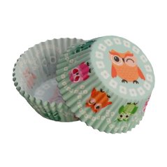 Sova | papírové košíčky na muffiny a cupcakes | 50 ks