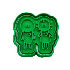 Zamilovaný pár | dvoudílné vykrajovátko