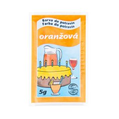 Oranžová potravinářská barva prášková (5 g)