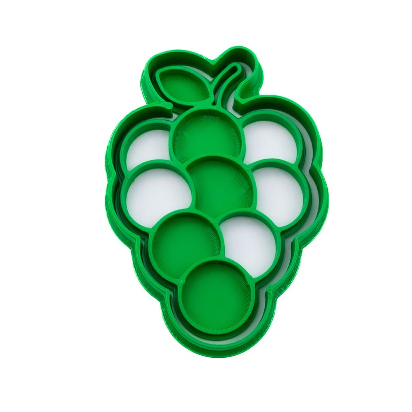 Hroznové víno | dvoudílné vykrajovátko