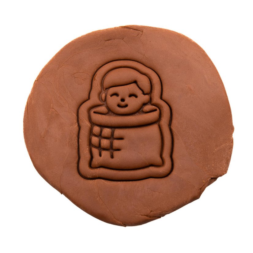 Díte v pytli | dvoudílné vykrajovátko