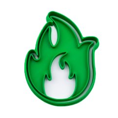 Oheň | dvoudílné vykrajovátko