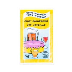 Žluť žloutková potravinářská barva prášková (5 g)