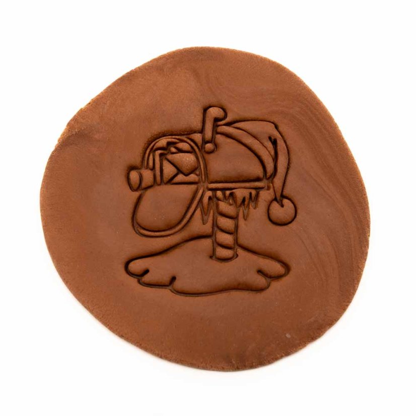 Zasněžená schránka | dvoudílné vykrajovátko