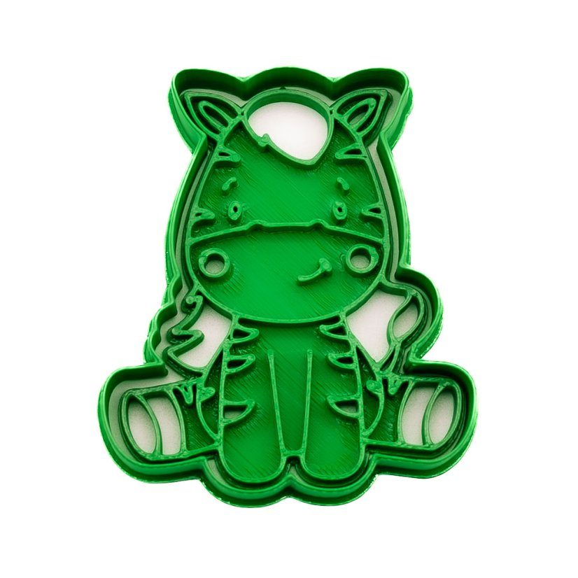 Zebřička | dvoudílné vykrajovátko