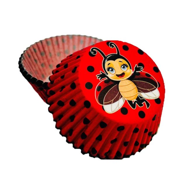 Berušky | papírové košíčky na muffiny a cupcakes | 50 ks