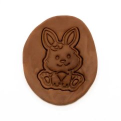 Zajíček s kytičkou | dvoudílné vykrajovátko
