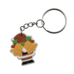 Zvonky vánoční klíčenka gumová 35 mm