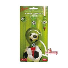 Dortová fontána Fotbal doba hoření 45s délka 12 cm