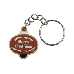 Marry Christmas vánoční klíčenka gumová 35 mm