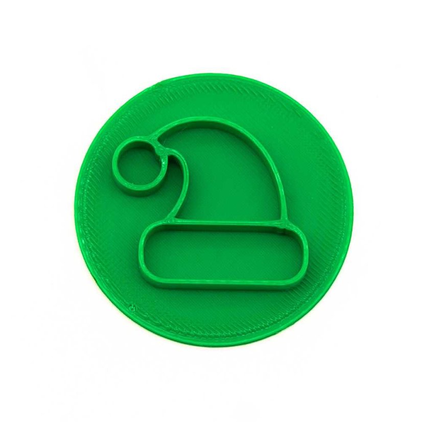 Santovská čepice | razítko - Velikost: 4 cm