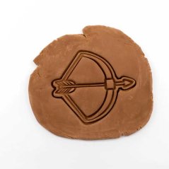 Luk a šíp | dvoudílné vykrajovátko