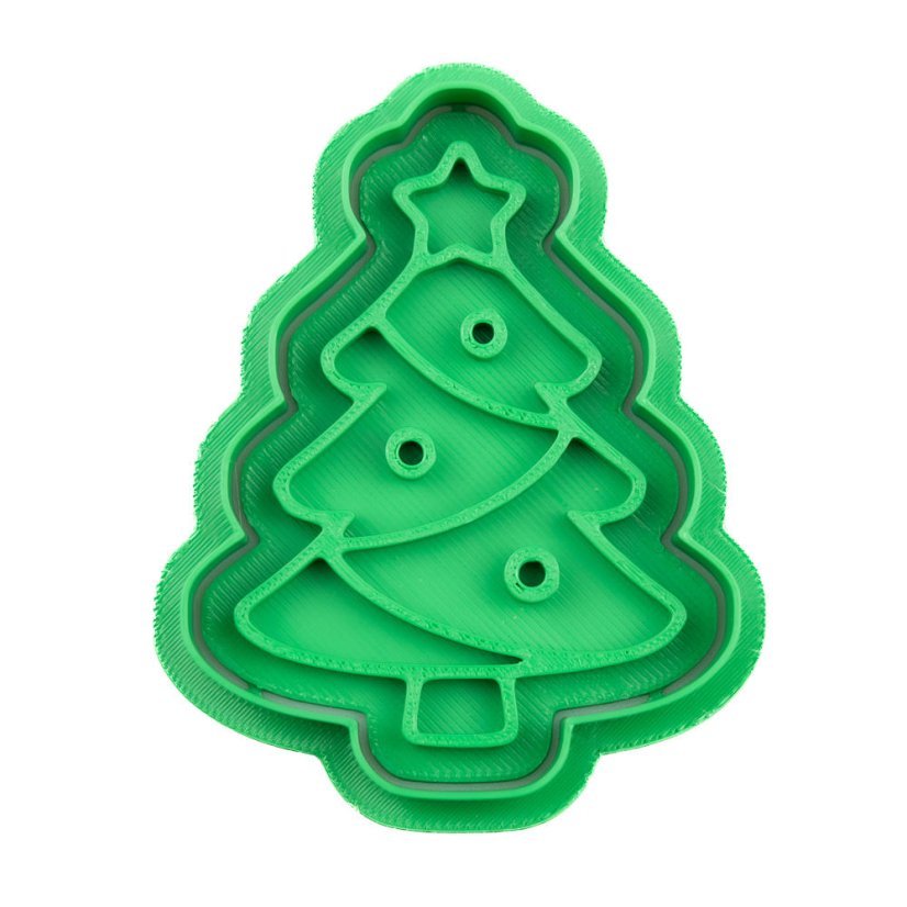 Stromeček 1 | dvoudílné vykrajovátko