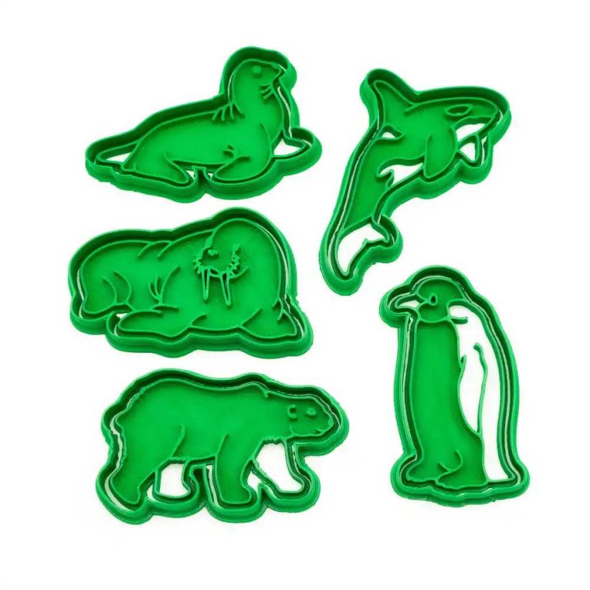 Zvířátka - arktická | sada vykrajovátek