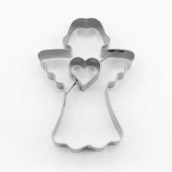 Engel II mit Herz | metall ausstechformen
