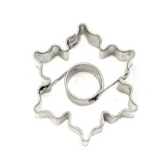 Vroubkovaná hvězdička + kolečko | vykrajovátko se středem