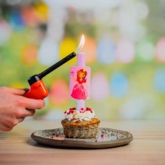 Dortová fontána Princezna bílá doba hoření 45s délka 12 cm