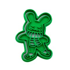 Zajíček 6 - vánoční | dvoudílné vykrajovátko