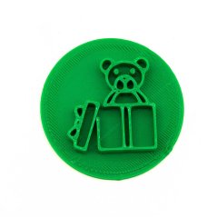 Miś w pudełku | stempel do ciastek