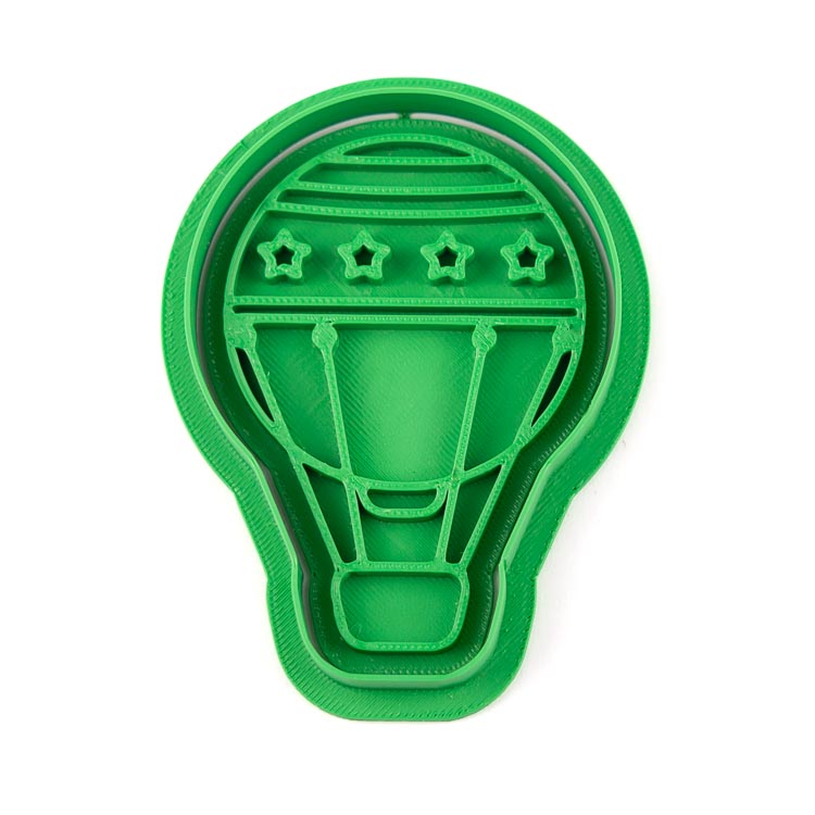 Horkovzdušný balon 5 | dvoudílné vykrajovátko