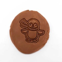 Tučňák 2 - vánoční | dvoudílné vykrajovátko