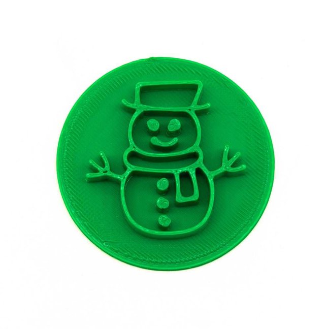 Snehuliak | pečiatka - Veľkosť: 4 cm