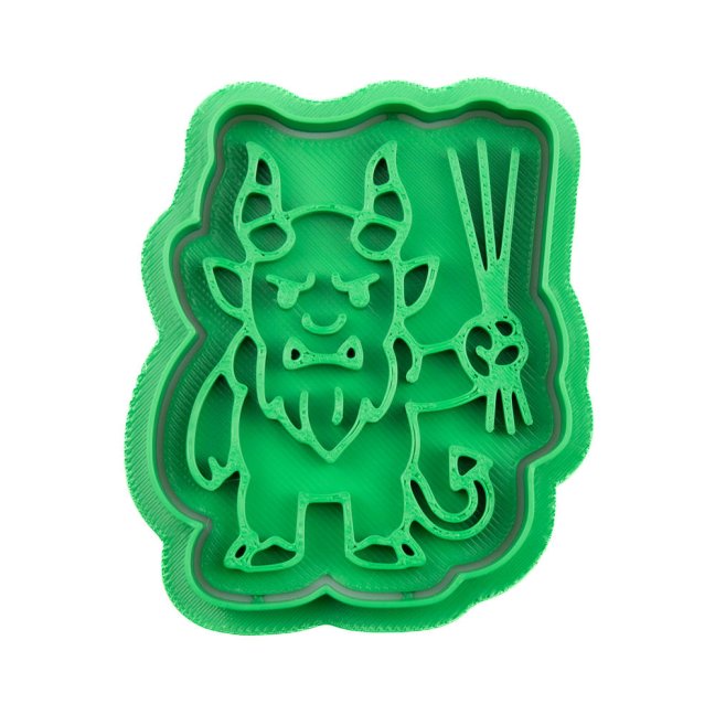 Čert - postava | dvoudílné vykrajovátko