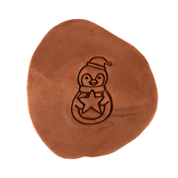 Tučňák s hvězdou | dvoudílné vykrajovátko