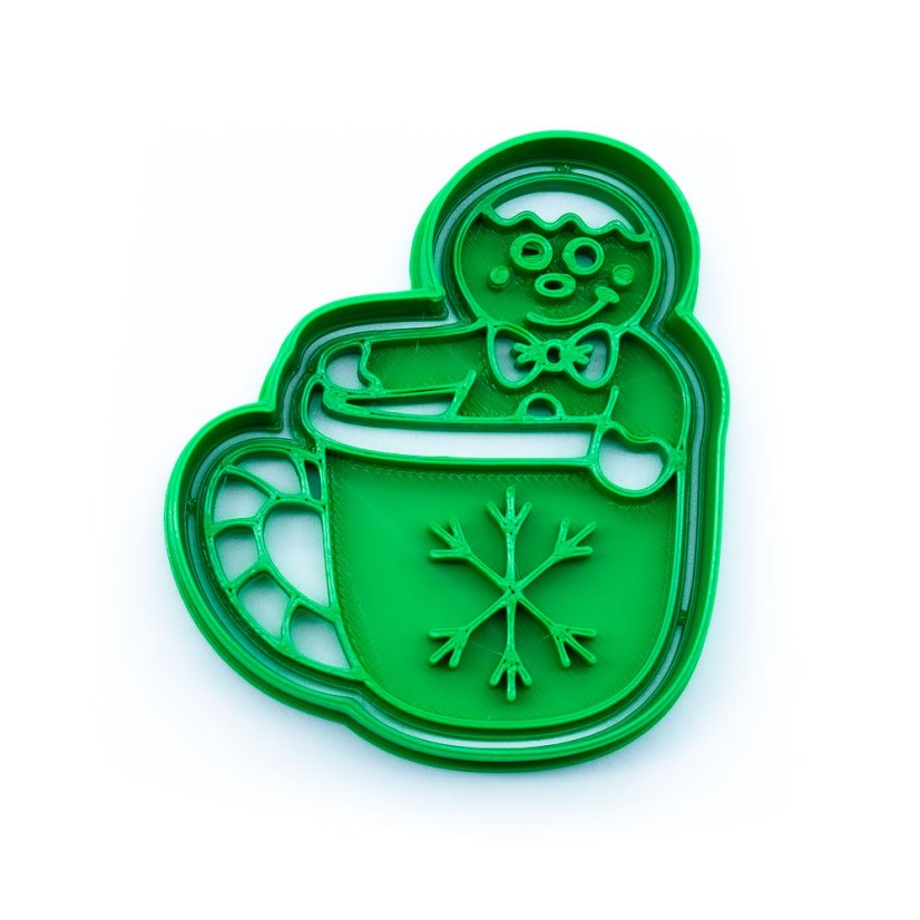 Hrneček - perníček | dvoudílné vykrajovátko