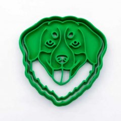 Berneński pies pasterski - głowa | foremka / wykrawacz do ciastek