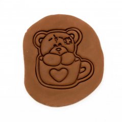Teddybär in einer Tasse | ausstecher plätzchen