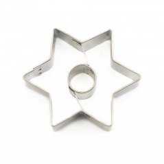 Gwiazda + koło | metalowy foremki ze środkiem