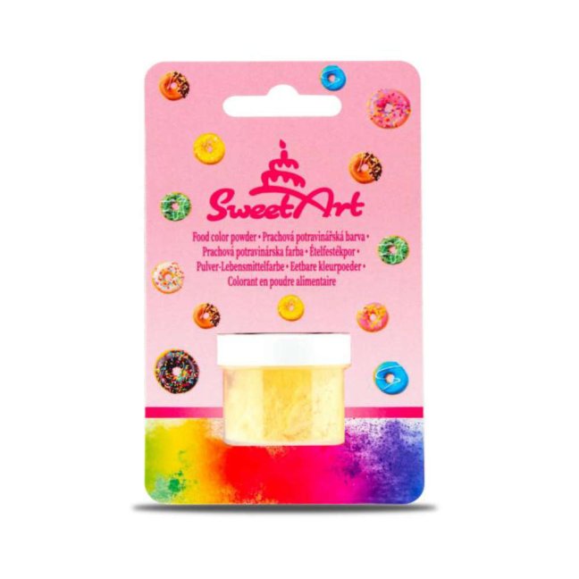 Jedlá prachová barva - Krémová - SweetArt (4 g)