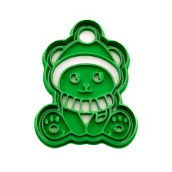 Méďa s čepicí | dvoudílné vykrajovátko