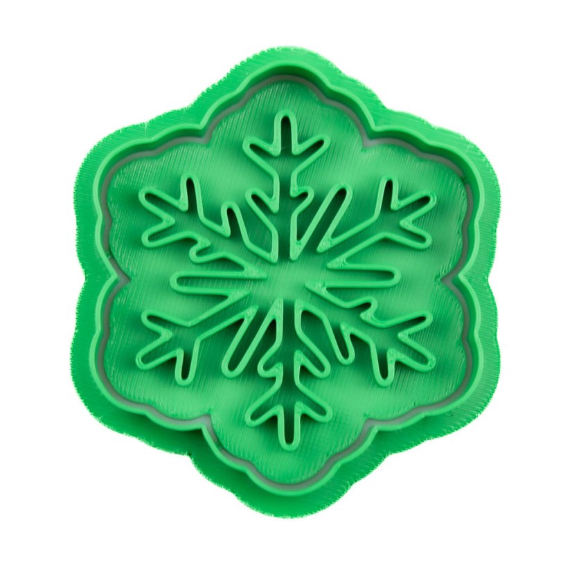 Vločka 6 | dvoudílné vykrajovátko