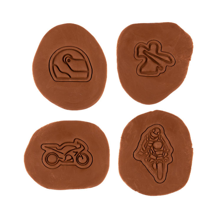 Motorky | sada vykrajovátek